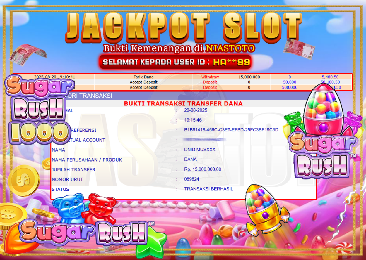 Bukti Jackpot Lunas NiasToto
