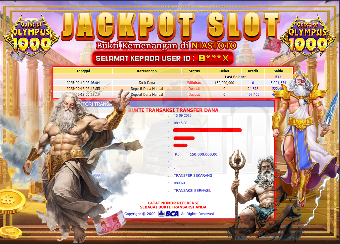 Bukti Jackpot Lunas NiasToto