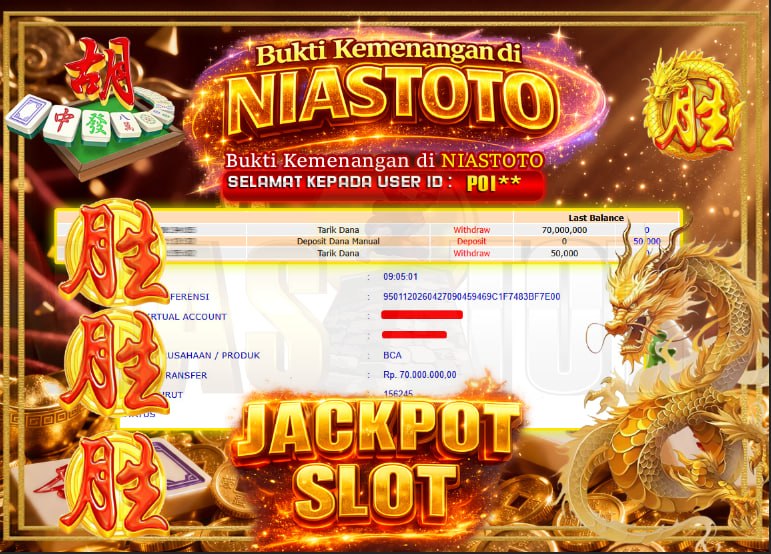 Bukti Jackpot Lunas NiasToto